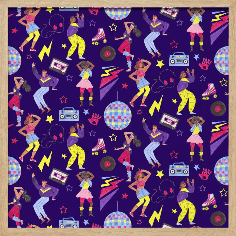 Disco Dancing Poster
